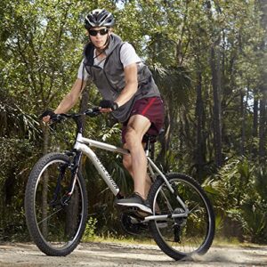 ROYCE UNION RTT 26" Mens 21-Speed Mountain Bike, 18 Inch Aluminum Frame, Trigger Shift, Silver (76408)