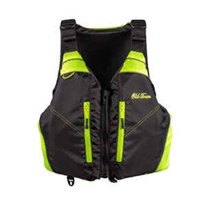 Old Town Canoes & Kayaks Riverstream Unisex Life Jacket (Black Hivis), Universal