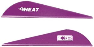 bohning heat vanes purple 36 pk.