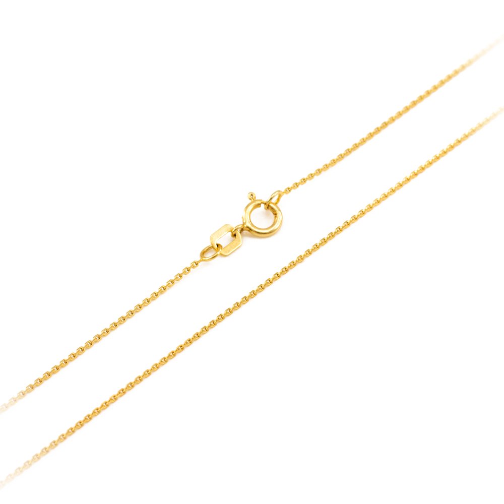 14K Yellow Gold Pisces Zodiac Sign DC Pendant (18.0)