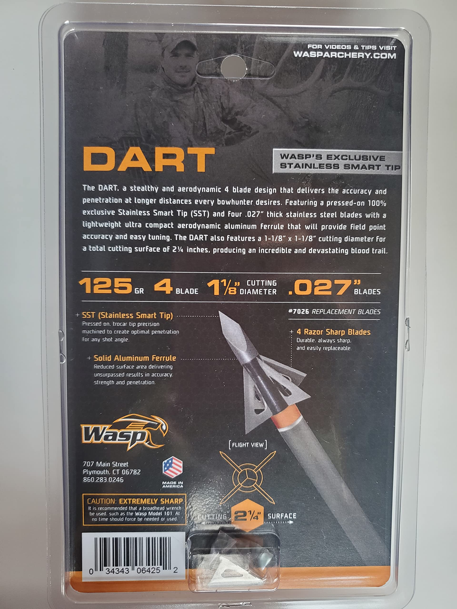 Dart 125 gr. by Wasp Archery