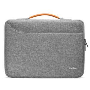 tomtoc 360 protective laptop sleeve case for 13-inch new surface pro 11/10/9/8/x with surface pro flex/signature keyboard, 13.8-inch surface laptop 7th, copilot+ pc, water-resistant laptop carry bag