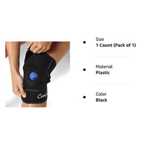 ComfiLife Knee Ice Pack with Wrap – Knee Brace – Reusable Hot & Cold Therapy Gel Pack – Adjustable Compression Support for Injuries, Knee Pain, Knee Surgery, Arthritis, Meniscus and More