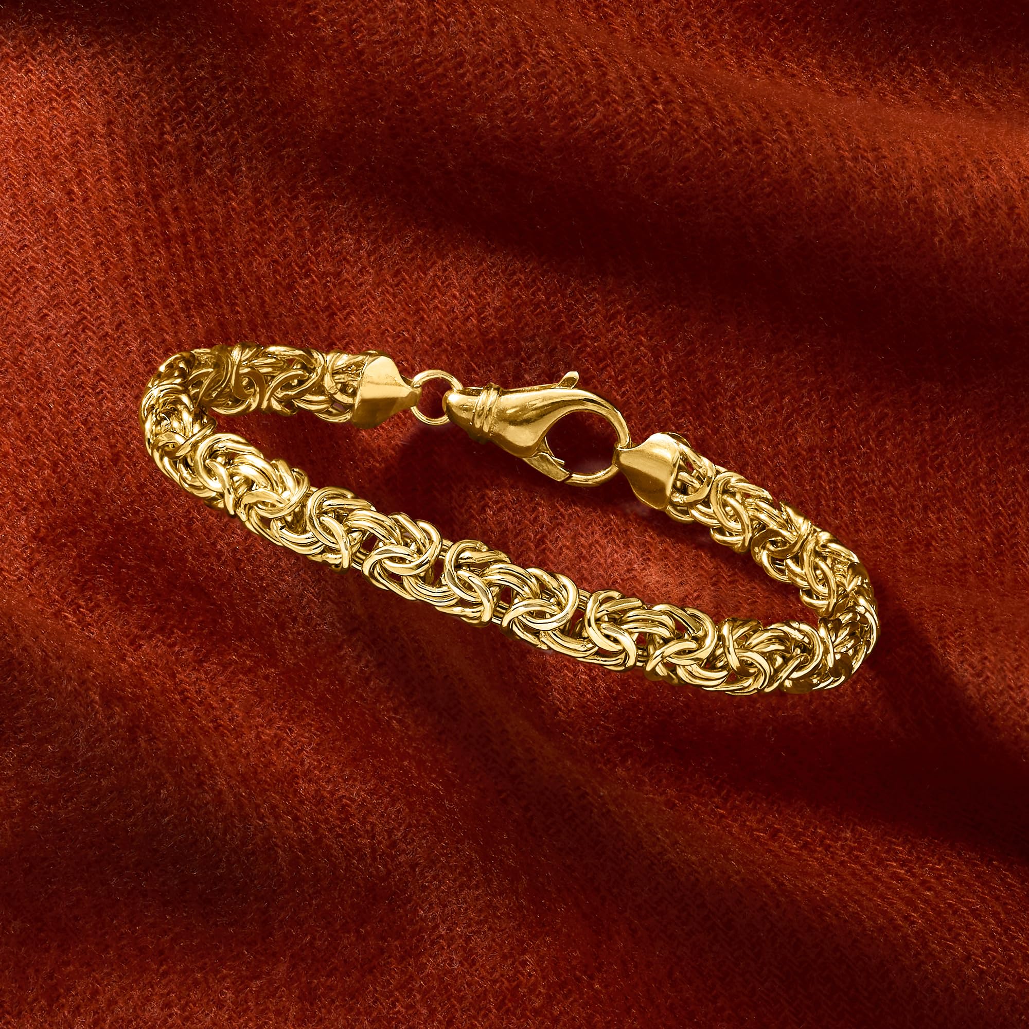 Ross-Simons Sterling Silver Small Byzantine Bracelet