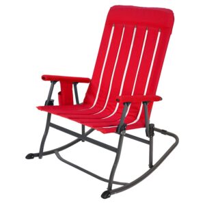 member's mark portable rocking chair - red