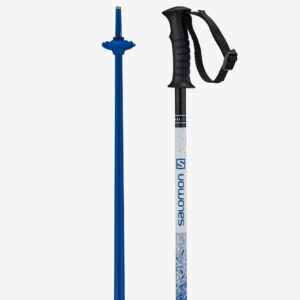 salomon kaloo junior alpine ski poles, size 80, blue