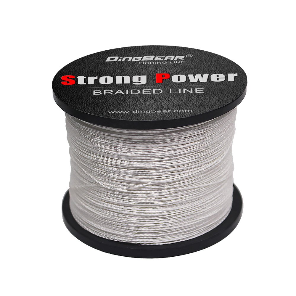 Dingbear 437Yd/400m 135LB/0.60mm White Super Strong Pull Generic Braided Fishing Line Kite Line Woven Network Cable Cast Super Strength Fishing Line…