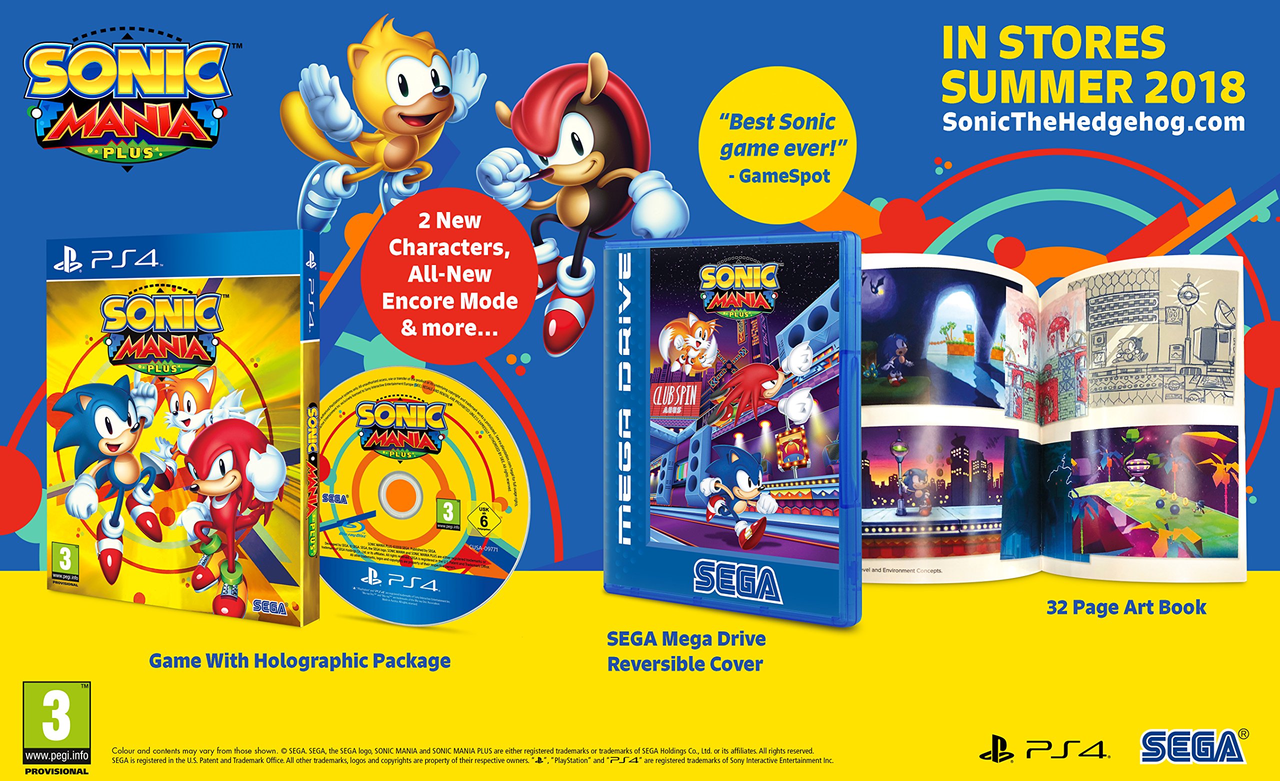 Sonic Mania Plus (PS4) (PS4)