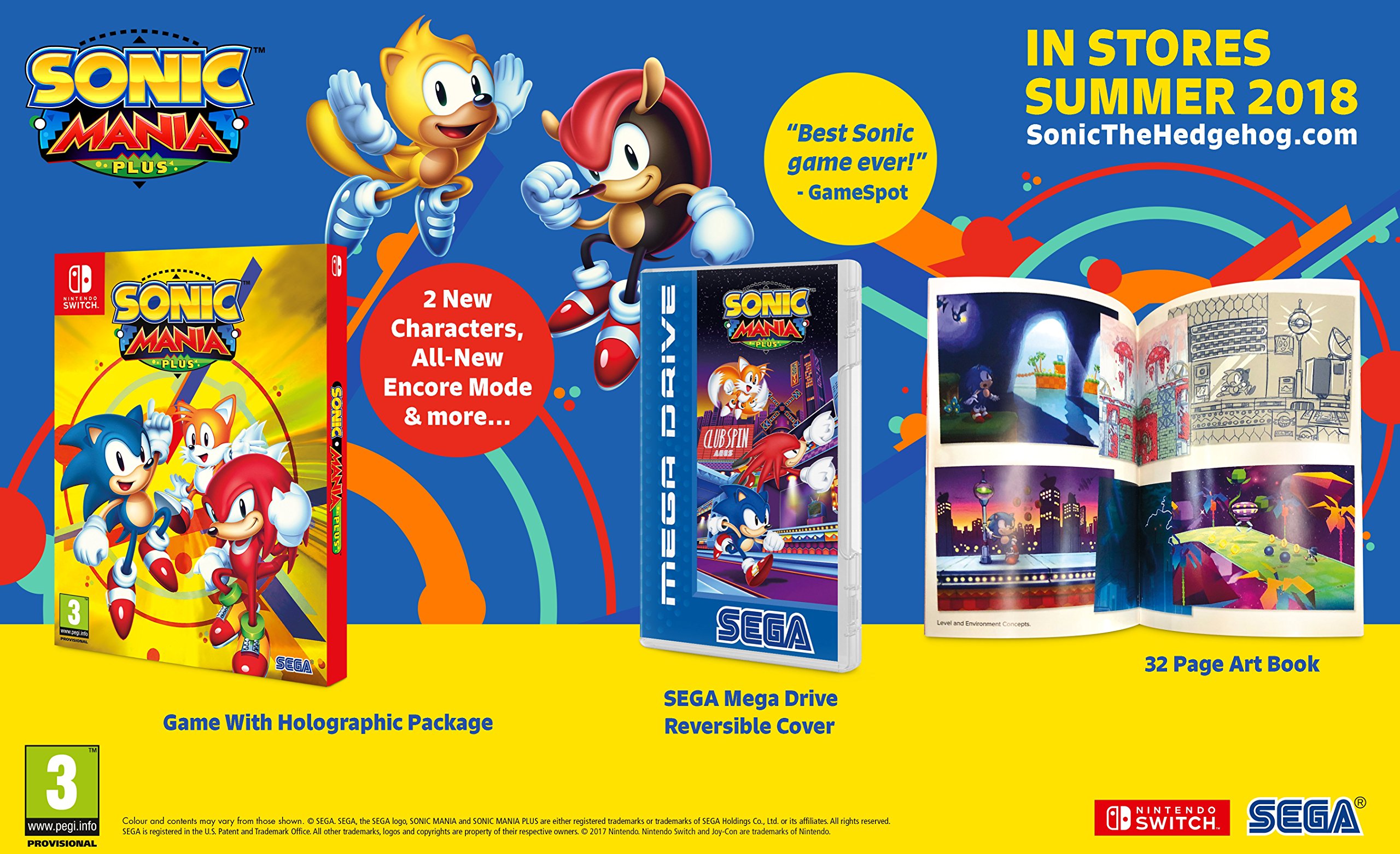 Sonic Mania Plus (Nintendo Switch) (Nintendo Switch)