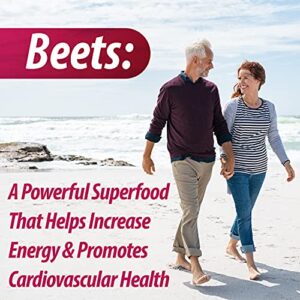 COUNTRY FARMS Bountiful Beets Capsules, Wholefood Beet Extract Superfood, Natural Nitric Oxide Booster, Beet Root Powder, Circulation and Immune Support, 90 Count, 90 Servings