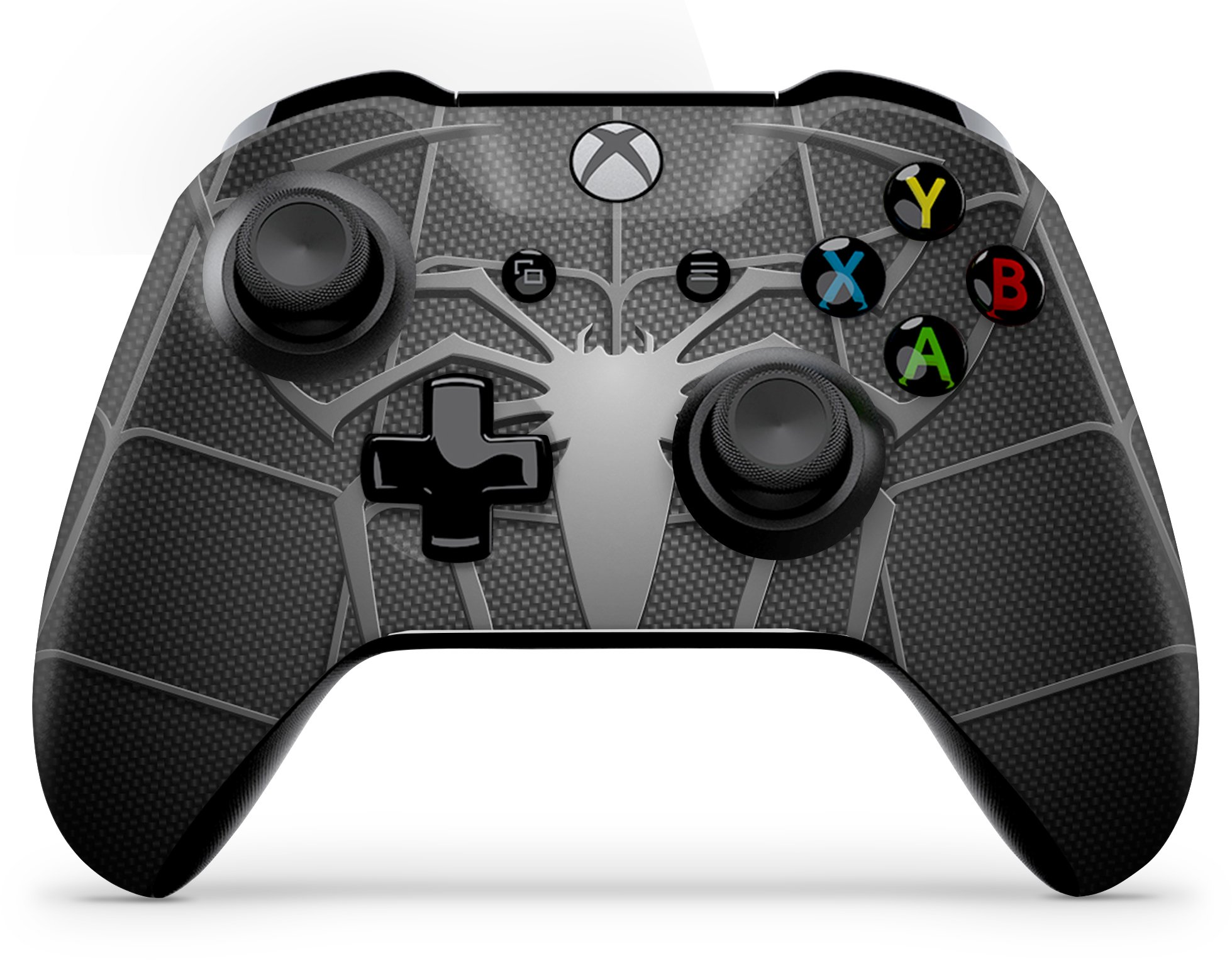 2 x Spider Controller Skins Full Wrap Vinyl Sticker Compatible with Xbox One/S/X