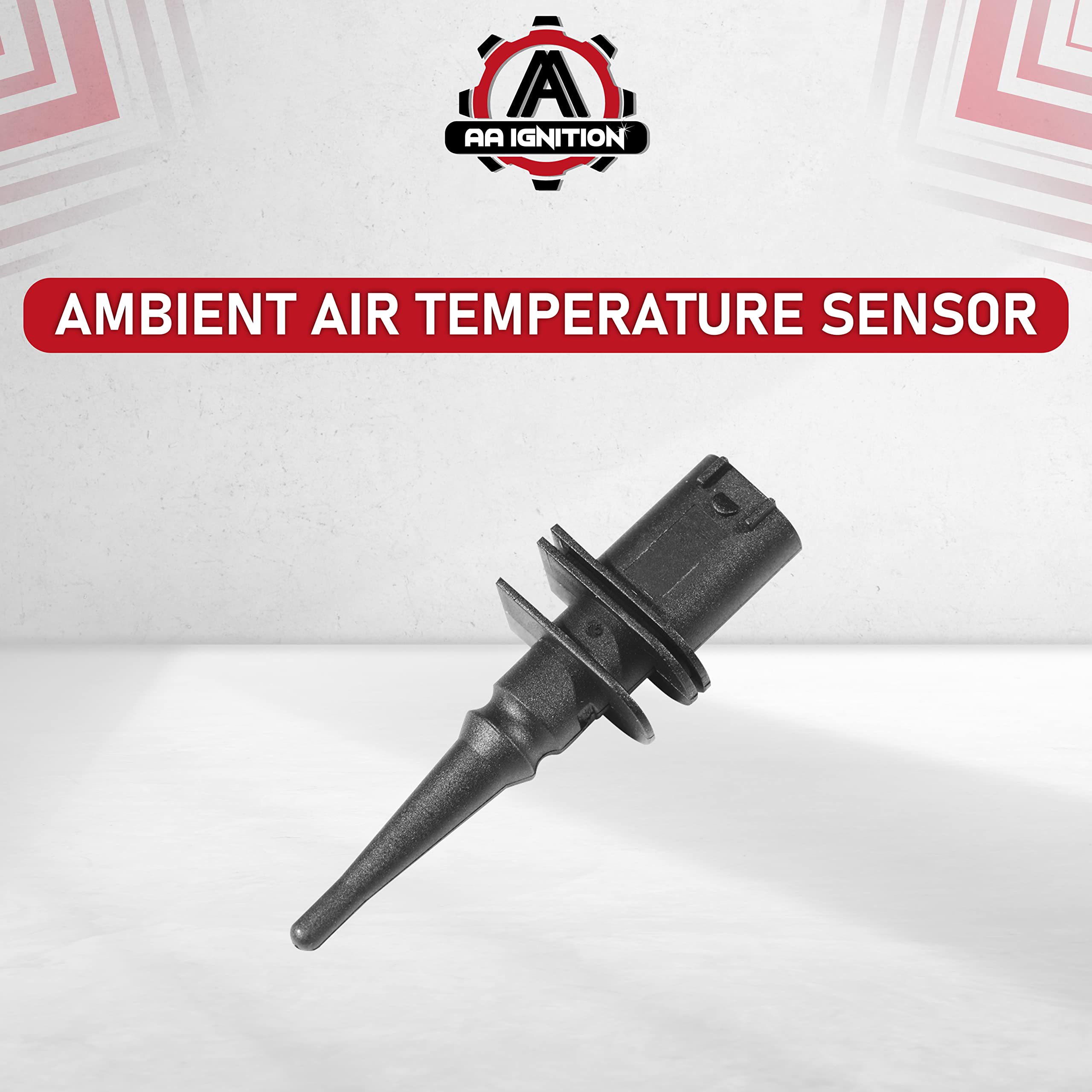 Ambient Air Temperature Sensor - Replaces 902020, 6581 6 905 133, 902-020, 65816905133 - Compatible with BMW Vehicles - 328i, 325i, 325Ci, 323i, 330i, 330Ci, 528i, 530i, M3, M6, X5, Z4-1995- 2011