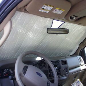 HeatShield, The Original Windshield Sun Shade, Custom-Fit for Ford F-250 Super Duty Truck (Extended Cab) 1999-2007 Silver Series