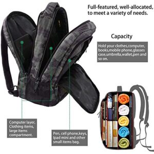 MATEIN Travel Backpack with USB, Sturdy College School Backpack for 15.6 Inch Laptop with Anti Theft Pocket for Women & Men, Slim Lightweight Laptop Bag Computer Bookbag Daypack for Adult Teens Gift