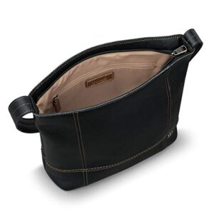 The Sak De Young Hobo Bag in Leather, Black