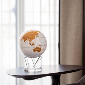 MOVA Globe Metallic White and Gold 4.5"