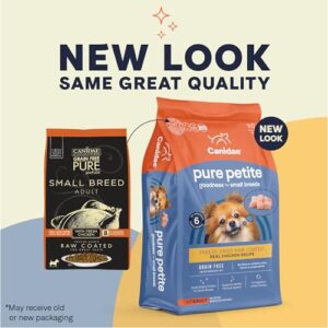 Canidae Pure Petite Freeze-Dried raw coated Recipe with Real Chicken Dog Dry 4 lbs.