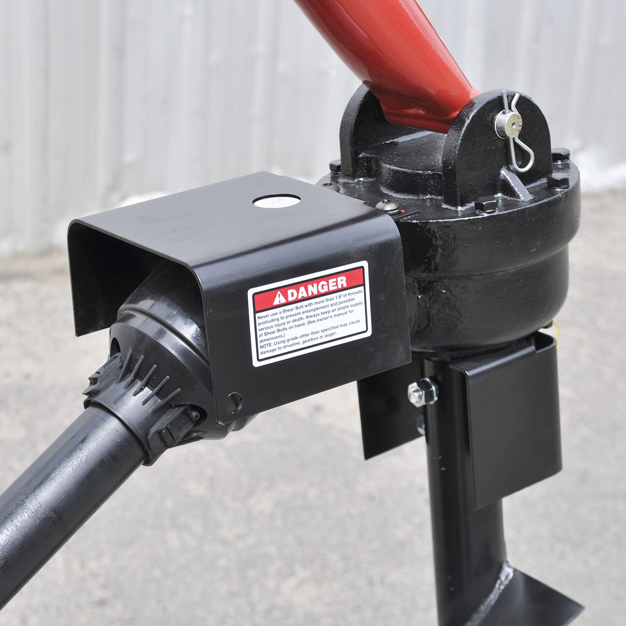 Tool Tuff Pole-Star 400 3-Point Tractor Post Hole Digger for Compact/Sub-Compact/Cat 0 Tractors with 6" Auger.