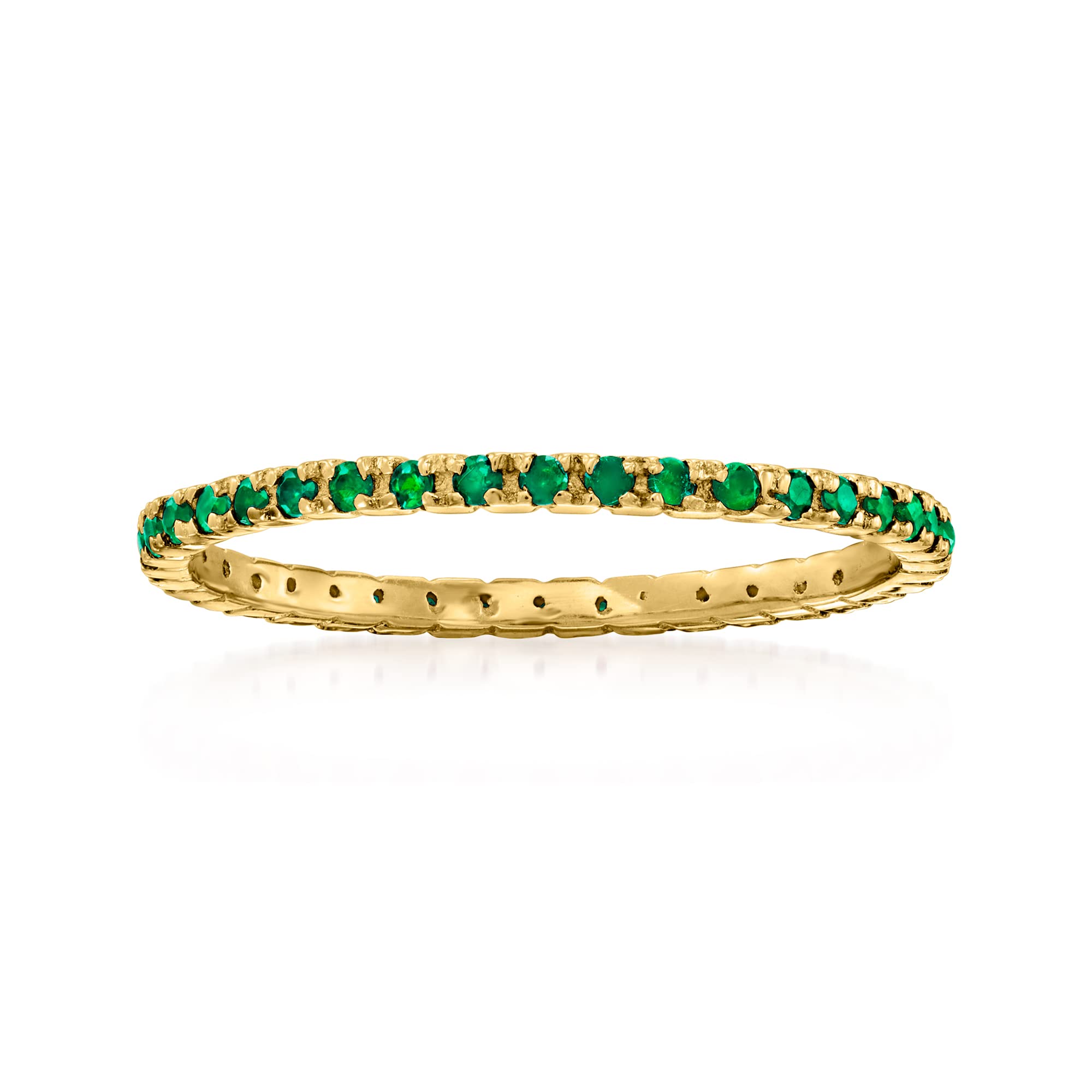 RS Pure by Ross-Simons 0.33 ct. t.w. Gemstone Eternity Band in 14kt Yellow Gold