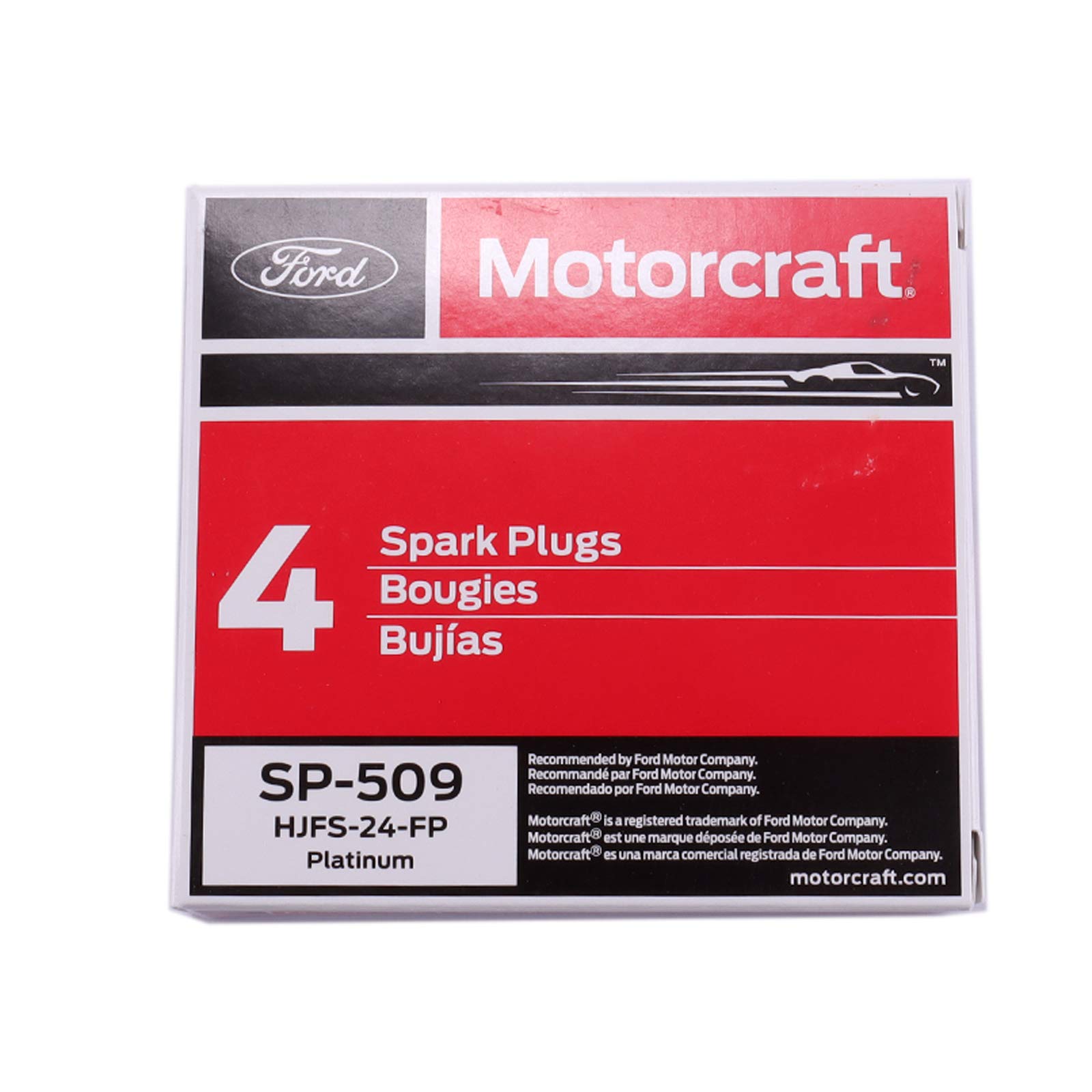 MAS Ignition Coils DG521 and Motorcraft SP-509 Spark Plugs compatible with Ford Expedition F-150 Super Duty F-250 F-350 F-450 F-550 F-350 F53 4.6L 5.4L 6.8L C1659 DG521 8L3Z-12029-A