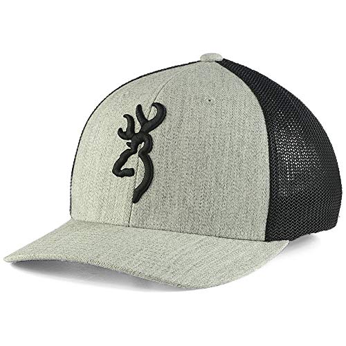 Browning Cap, Colstrip Mesh Back, Heather, Small/Medium