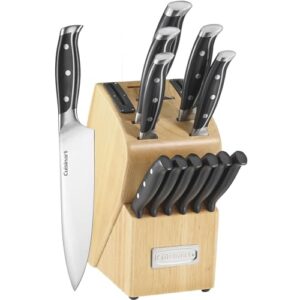 cuisinart nitrogen infused with built-in sharpening cutlery block set (15-piece)