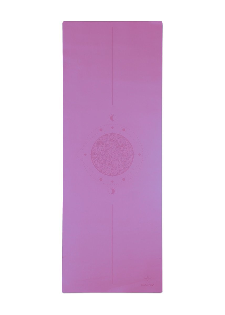 Grippiest Mat - Wet or Dry - Body Alignment. Plants A Tree. Natural Rubber Bottom.Extra Long and Wide for Comfort. Suitable Also for Hot Yoga. (72" x 24" x 4.5mm) Home Workout Mat. Non-slip.