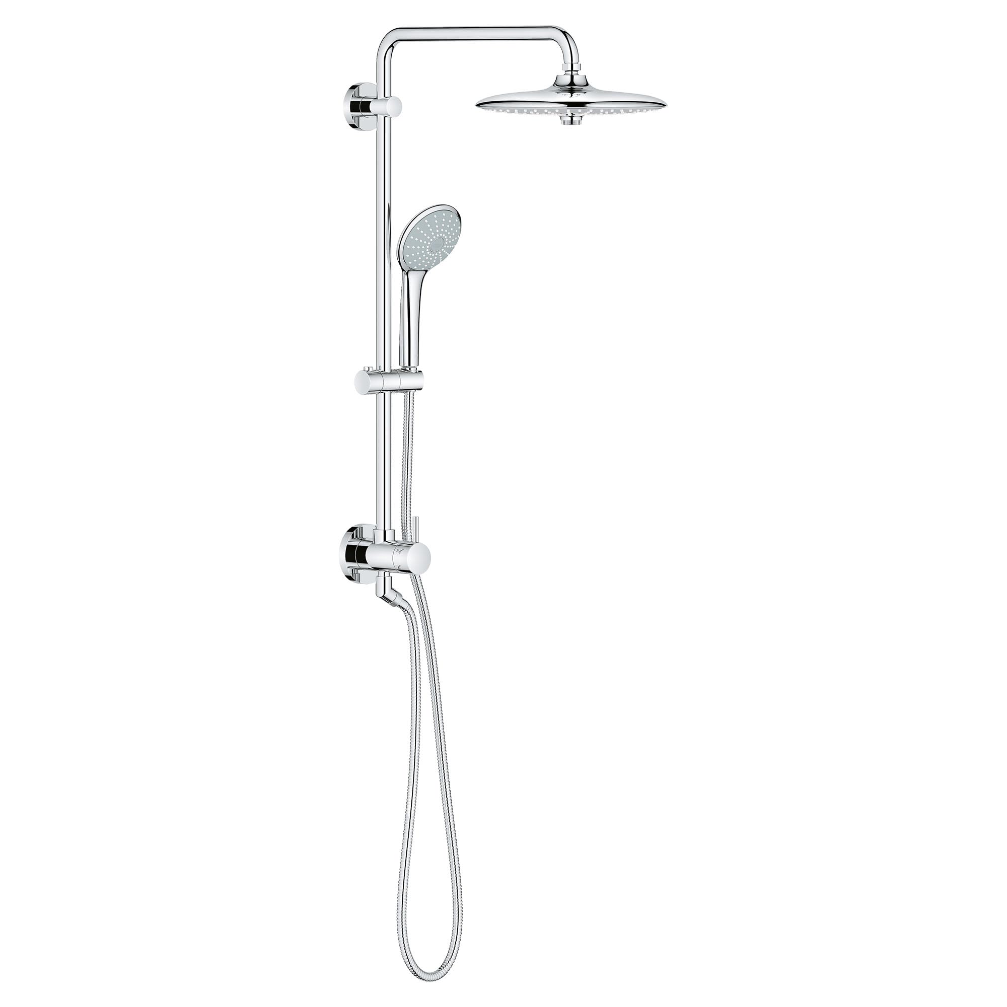 GROHE 27867001 Retro-Fit Euphoria 25 Inch Shower System, 2.5 GPM, Starlight Chrome