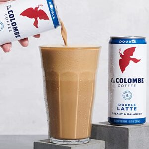 La Colombe Double Shot Draft Latte - 9 Fluid Ounce, 16 Count - Cold-Pressed Espresso and Frothed Milk - Made With Real Ingredients - Grab And Go Coffee