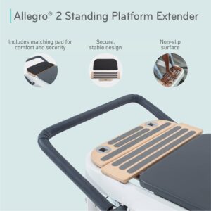 Balanced Body Allegro 2 Standing-Platform Extender, Pilates Reformer Extender for The Allegro 2 Reformer, Nonslip Extender for Home Pilates Gym or Studio Use