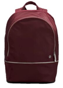 lululemon city adventurer backpack - red wine- 17l