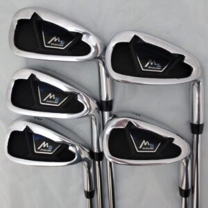 Mens Complete Golf Set - Right Handed Clubs Driver, Fairway Wood, Hybrid, Irons, Putter, Stand Bag Regular Flex