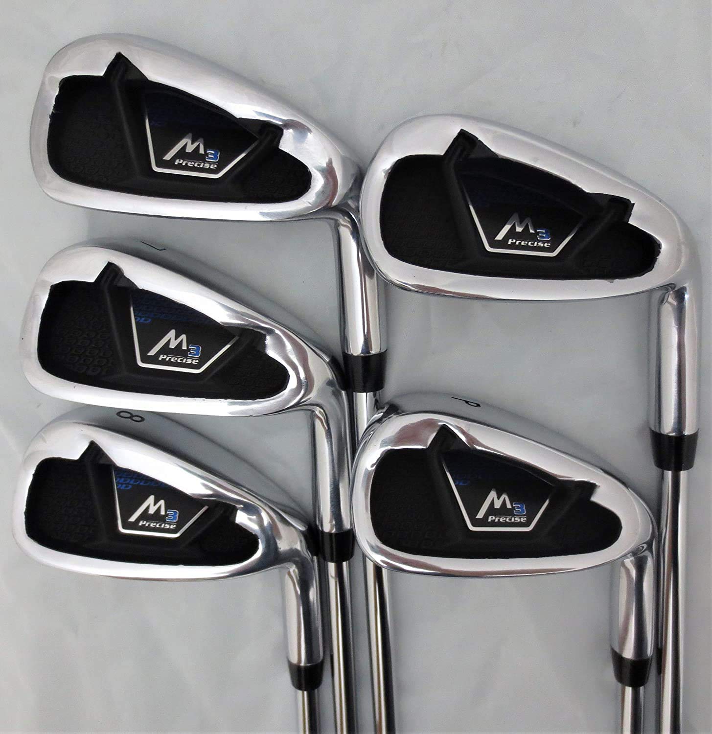 Mens Complete Golf Set - Right Handed Clubs Driver, Fairway Wood, Hybrid, Irons, Putter, Stand Bag Regular Flex