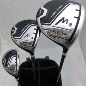 Mens Complete Golf Set - Right Handed Clubs Driver, Fairway Wood, Hybrid, Irons, Putter, Stand Bag Regular Flex