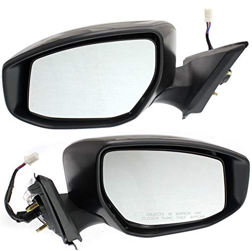 Kool Vue Driver & Passenger Side Power Heated Mirrors for Nissan Altima 2013-2018 With Signal Light Paintable Sedan