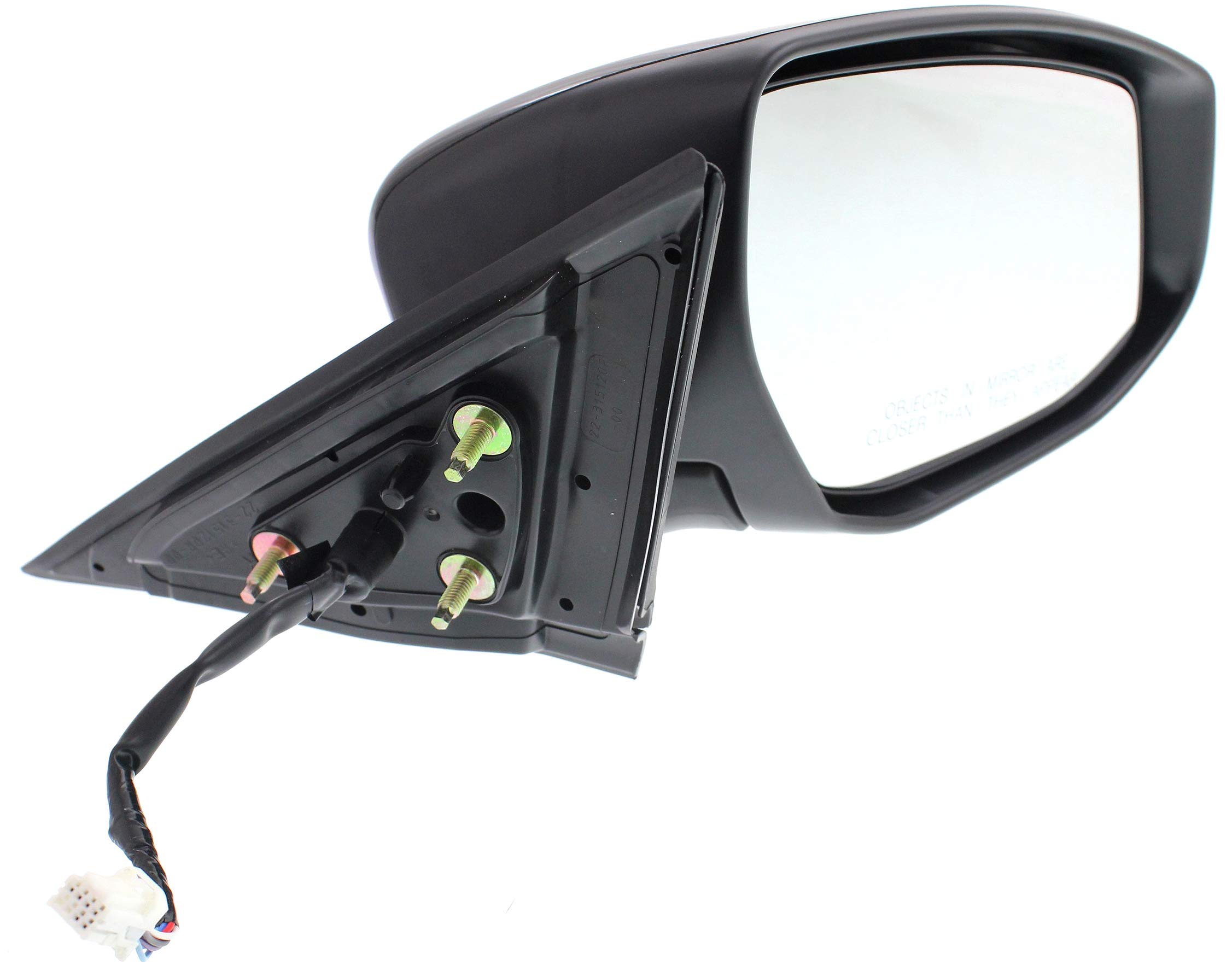 Kool Vue Driver & Passenger Side Power Heated Mirrors for Nissan Altima 2013-2018 With Signal Light Paintable Sedan