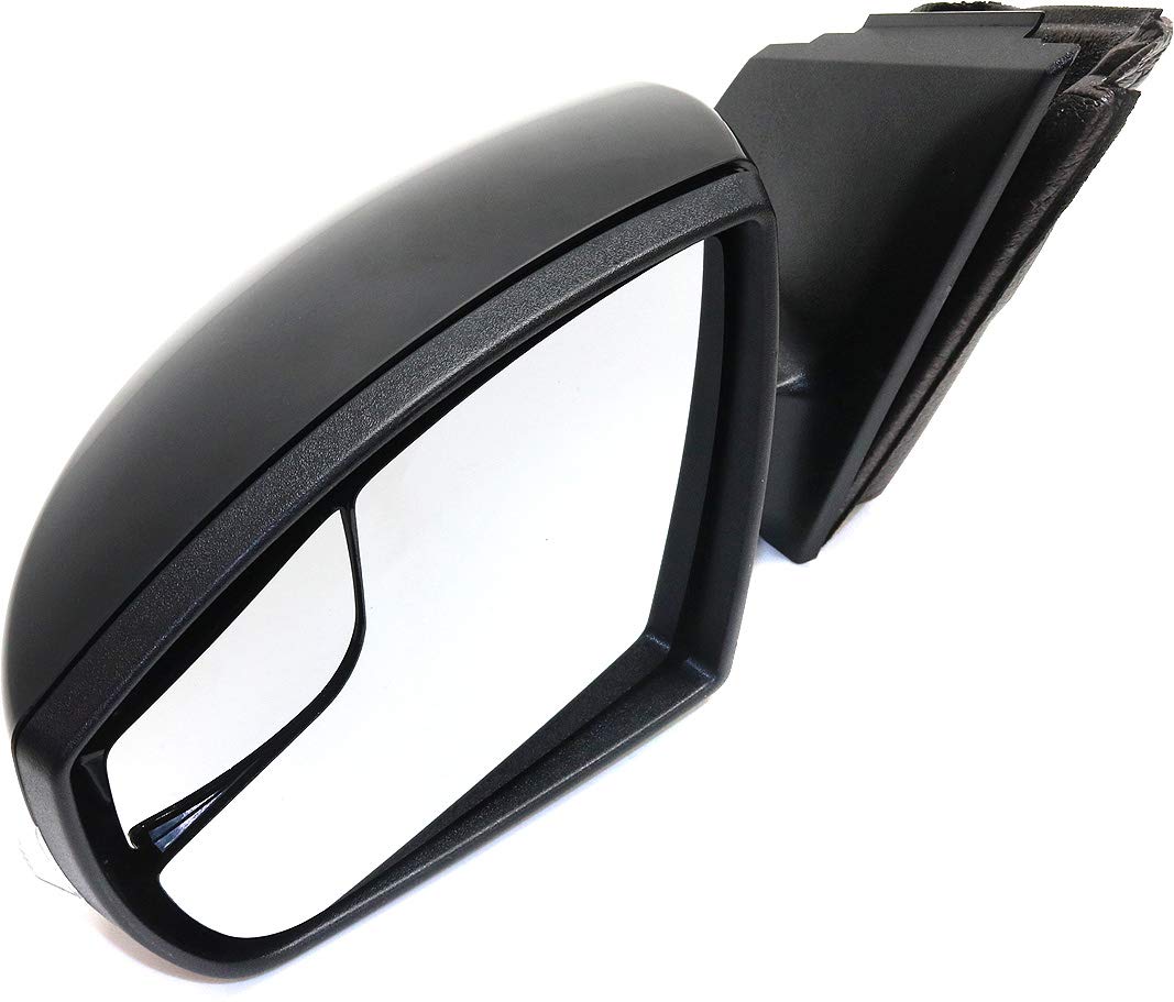 Kool Vue Driver Side Power Non-Heated Mirror for Ford Focus 2012-2014 With Signal Light & Spotter Glass; Without Puddle Lamp Paintable 4-Door, Hatchback