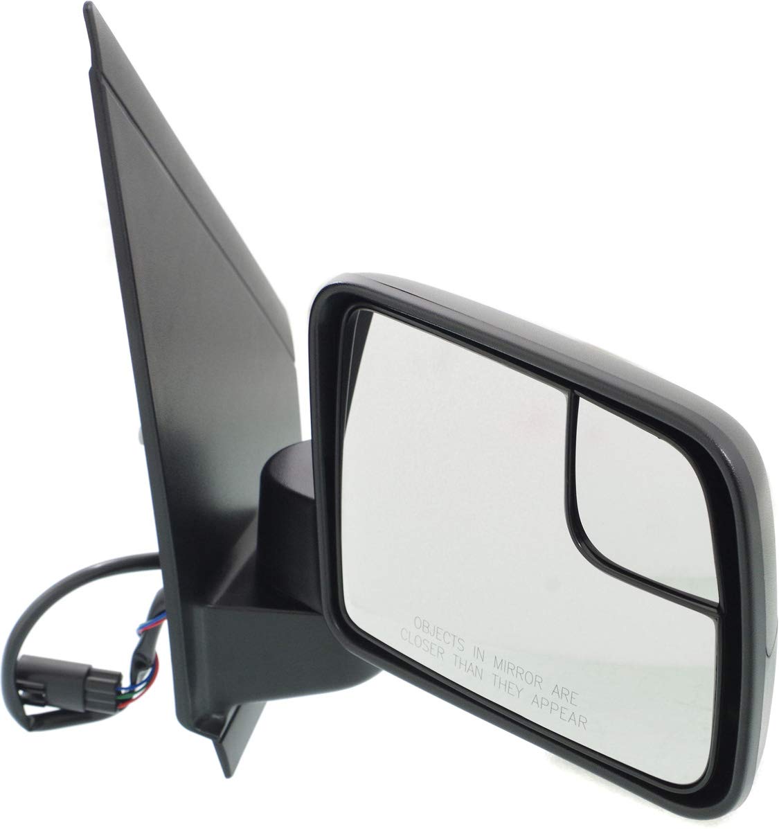 Kool Vue Passenger Side Power Mirror for Ford Transit Connect 2011-2013 With Spotter Glass Textured Built From October 4 2010