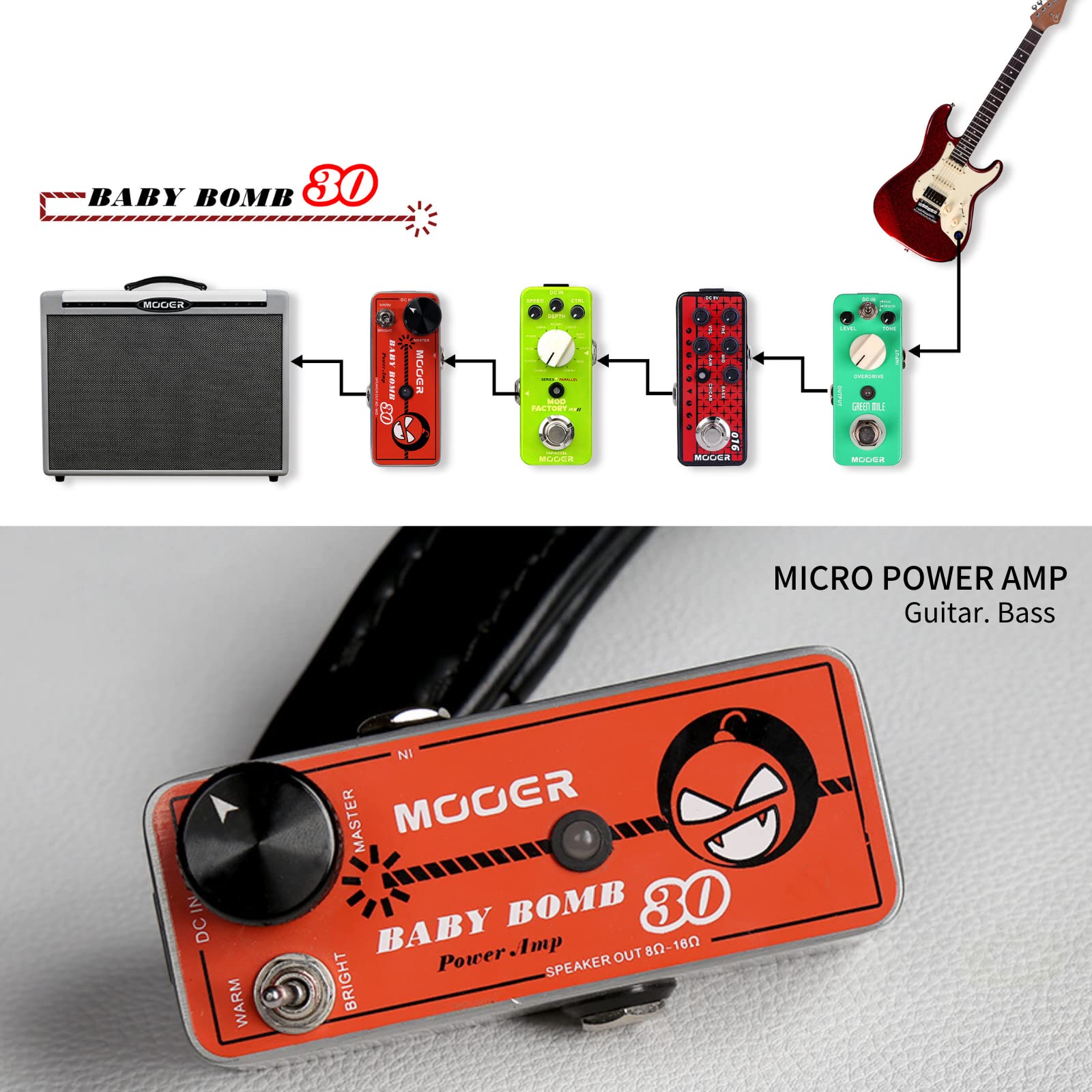 MOOER Baby Bomb 30 Micro Power AMP