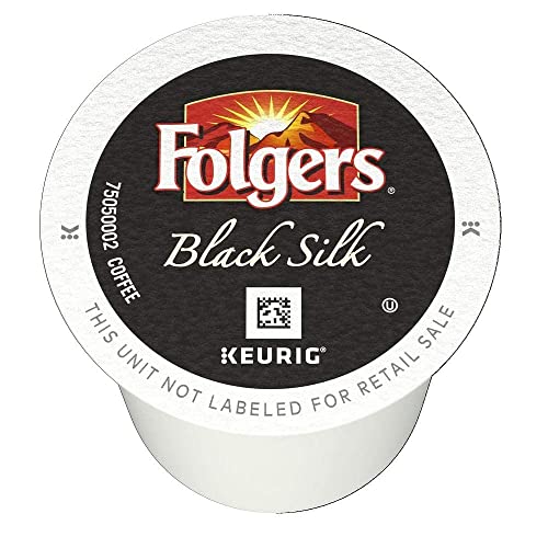 Folgers Black Silk Dark Roast Coffee, 144 K Cups for Keurig Makers