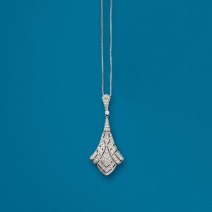 Ross-Simons 0.33 ct. t.w. Diamond Pendant Necklace in Sterling Silver. 18 inches