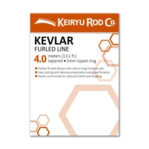 Keiryu Rod Co. New - Kevlar Furled Tapered Line for Keiryu and Tenkara, 4.0 Meters / 13.1 ft.