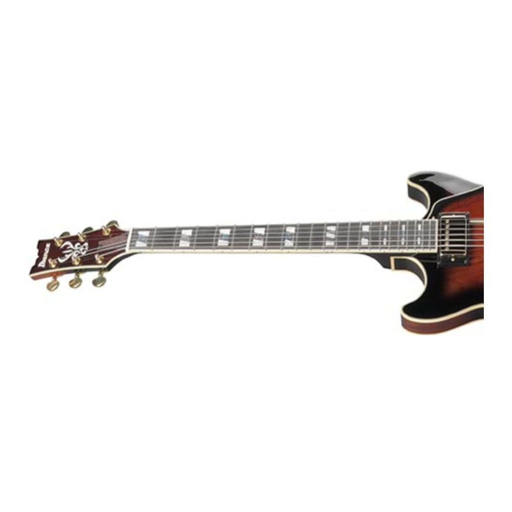 Ibanez AM Artstar 6 String Electric Guitar (Right Hand, Dark Brown Sunburst) with Hardshell Case