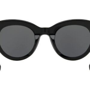 Versace Woman Sunglasses Black Frame, Dark Grey Lenses, 51MM