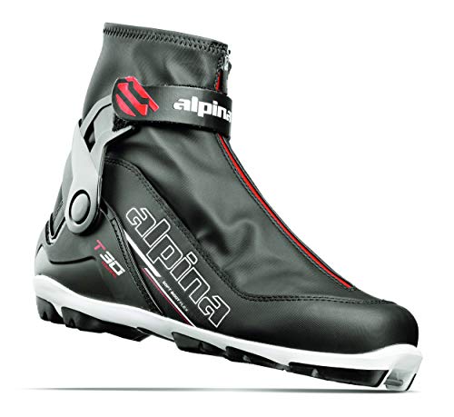 Alpina Sports T30 Cross-Country Touring Ski Boots, Black/White/Red, Size 36