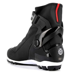 Alpina Sports T30 Cross-Country Touring Ski Boots, Black/White/Red, Size 36