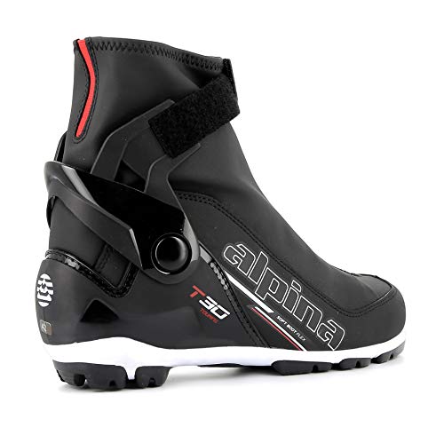 Alpina Sports T30 Cross-Country Touring Ski Boots, Black/White/Red, Size 36