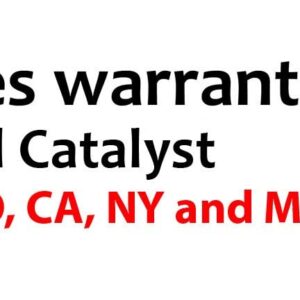 Evan Fischer Catalytic Converter 46-State Legal, Set of 2 Compatible with 5.4L Engine 2009-2010 Ford F-150, 2007-2014 Expedition, Fits 2007-2013 Lincoln Navigator Driver and Passenger Side