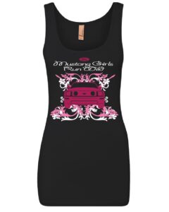 ford mustang girls run wild women's tank top pink american muscle car top black large