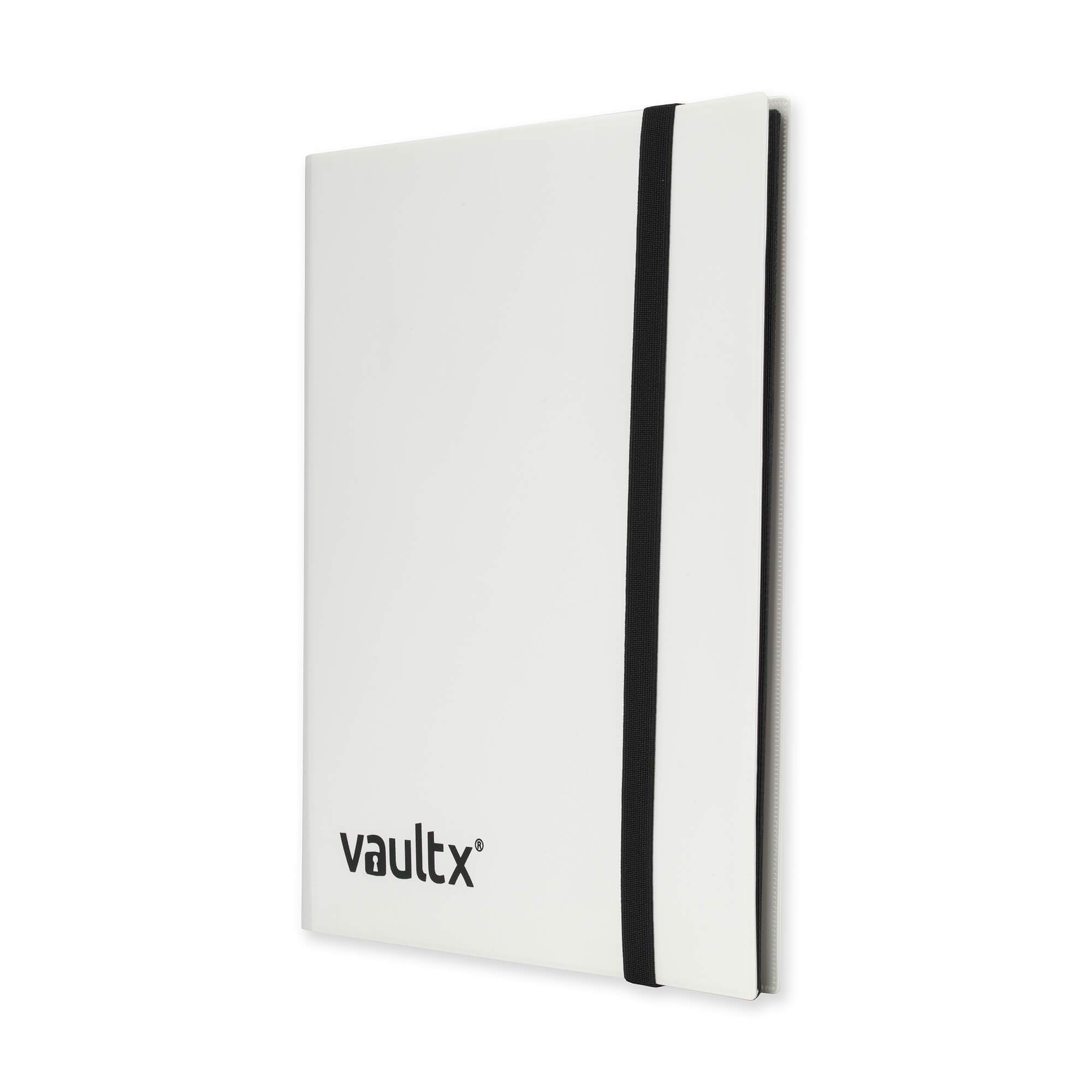 Vault X Binder - 9 Pocket Trading Card Album Folder - 360 Side Loading Pocket Binder for TCG (White)